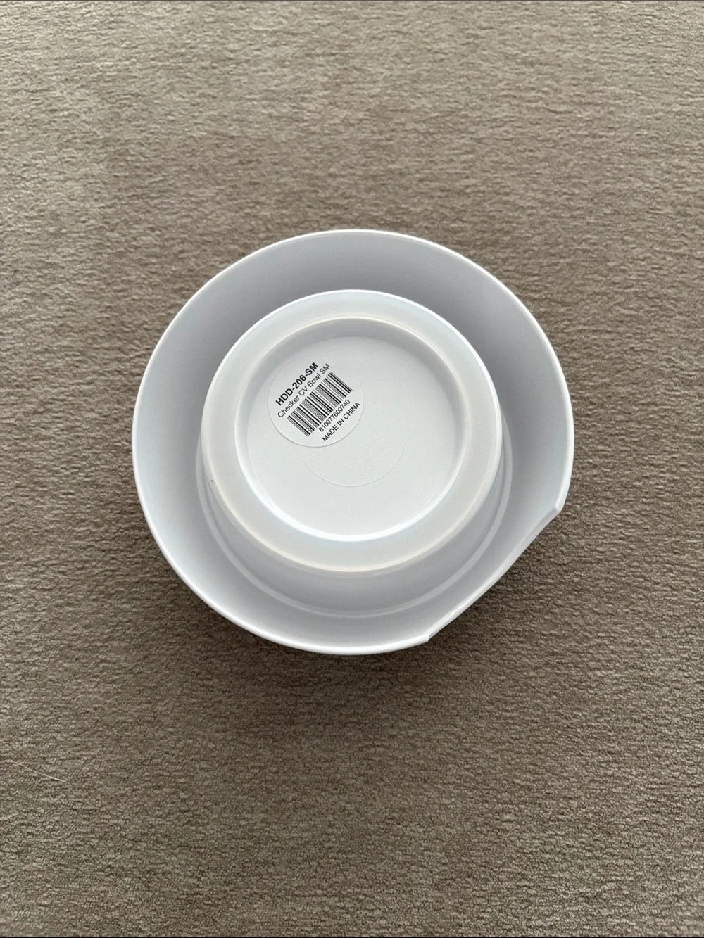 Haute Diggity Dog Checker Chewy Vuiton Small Dog Bowl